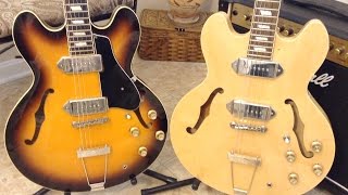 Epiphone Casino vs Epiphone Elitist Casino [upl. by Nrubua]