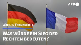 Wahl in Frankreich Was würde ein Sieg der Rechtspopulisten bedeuten  AFP [upl. by Krause]