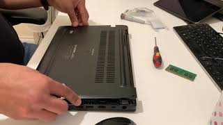 How to replaceupgrade RAM on Dell Latitude 7480 [upl. by Ardnasyl346]