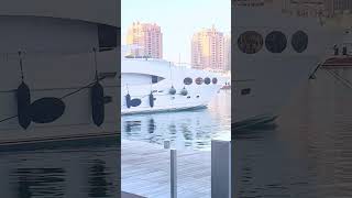 Luxury Yachts thepearl thepearlqatar yachts yachtlife [upl. by Gigi]