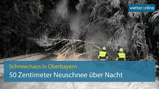 Schneechaos in Oberbayern – Polizei warnt „Bitte bleiben Sie zuhause“ [upl. by Namruht153]