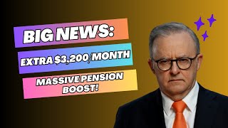 BIG NEWS FOR ALL RETIREES AN EXTRA 3200MONTH  MASSIVE BOOST [upl. by Tiffany936]