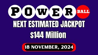 Powerball Next Estimated Jackpot for Nov 20 2024  Lottery Winning Numbers [upl. by Eixel409]