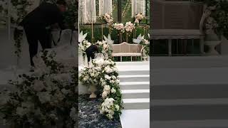 ruscus hall malaysia wedding decoration trending viral youtubeshorts shortvideo shorts [upl. by Calise]