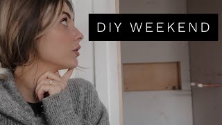 RENOVATION VLOG  DIY WEEKEND  Fashion Influx [upl. by Yetty]