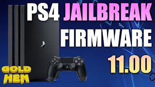 PS4 JAILBREAK  FIRMWARE 1100  GOLDHEN V24B173 [upl. by Atsylac56]