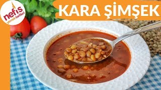 MEŞHUR KARA ŞİMŞEK Yeşil Mercimek  ÇORBASI 😃 Nasıl Yapılır [upl. by Rodge]