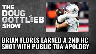 Doug Gottlieb  Brian Flores Earned A 2nd Head Coach Shot With Public Tua Apology [upl. by Blanchard]