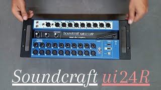 Soundcraft UI24R digital mixer [upl. by Colb]