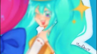 CANDY SHOW  Hatsune Miku  Vocaloid speedpaint [upl. by Bruell]