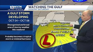 Alabamas weather trends drier and warmer midweek Watching the Gulf of Mexico for potential dev [upl. by Lyrej871]