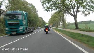 Gerard on Honda Pan European ST1300 motorcycle in Sauerland Germany [upl. by Johen]