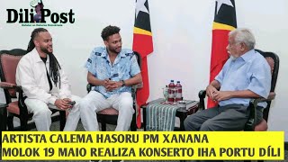 Artista Calema Hasoru PM Xanana 19 Maio Konserto iha Portu Díli [upl. by Ailahs]