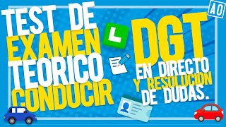 🔴 Preguntas TRAMPA y RESOLUCIÓN de DUDAS  DIRECTO ¿Tienes preguntas sobre el examen teórico B DGT [upl. by Lossa550]