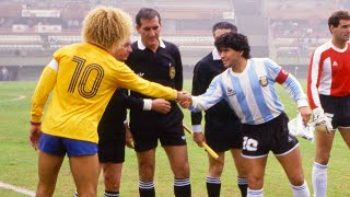 Diego Maradona vs Carlos Valderrama [upl. by Curhan182]