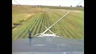 Eagle DW1 Crop Duster Spraying  Pilot View POV [upl. by Yblehs]