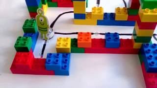 Ozobot Maze with Duplo amp Ozoeasy Stickers [upl. by Lebana]