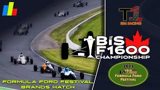 BiS F1600 Championship  Formula Ford Festival  Brands Hatch  iRacing [upl. by Marriott]