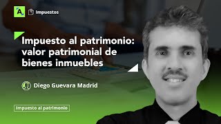 Impuesto al patrimonio valor patrimonial de bienes inmuebles [upl. by Ia]