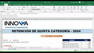 RETENCION DE 5TA CATEGORIA  2024 [upl. by Rema238]