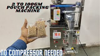 Low cost packing machine spice dry fruit grocery grain granule powder pouch ffs machine [upl. by Ronel]