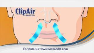 ClipAir dilatateur nasal pour mieux respirer et moins ronfler [upl. by Lashonda]