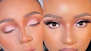 How to CREATE a Soft Pink Eyeshadow Tutorial For Beginners [upl. by Anahsak]