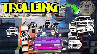 TROLLING INTRACON POLICE USING MY INVENTOR CAR SA GTA 5  TAGALOG [upl. by Yednil704]