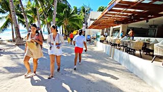 This is BORACAY White Beach Path and Maind Road Going to Fairways and Blue Water on April 24 2024 [upl. by Llenrad874]