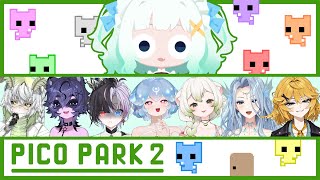 【PICO PARK 2 COLLAB】chaos reigns supreme【Maid Mint Fantome】 [upl. by Etsirk]