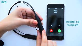 How take take calls on Mivi Collar [upl. by Sida]