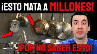 ¡UTENSILIOS de COCINA que MATAN A MILLONES POR NO SABER ESTO [upl. by Klaus436]