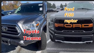 TOYOTA TACOMA VRS FORD F150 RAPTOR [upl. by Amron]