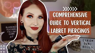 Comprehensive Guide to Vertical Labret Piercings [upl. by Rehc]