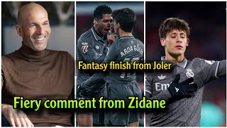 Zidanes surprising comment after Real Madrids 30 win over Girona and Arda Gulers goal [upl. by Arriet]