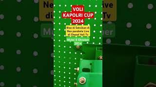 VOLI KAPOLRI CUP 2024MULAI 8 OKTOBER 2024 LIVE DI NEX PARABOLA‼️ [upl. by Willner]