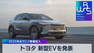 トヨタ 新型ＥＶを発表 2025年までに７車種投入（2021年10月29日） [upl. by Eveineg]