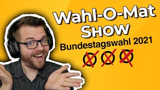 Die KREUZE wurden GESETZT  WahlOMat Show Bundestagswahl 2021 33 [upl. by Amorete]