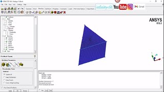 Creating structured mesh for a wedge with the YGrid method using Ansys ICEMCFD [upl. by Lemuela]