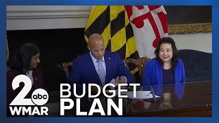 Governor Moores budget plan for Maryland [upl. by Teplica]