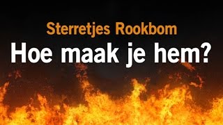 Hoe maak je een rookbom van sterretjes TUTORIAL HD [upl. by Enrika754]