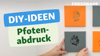 Pfotenabdruck selber machen DIY [upl. by Kacerek]