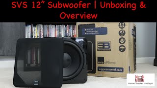 SVS SB1000 12quot Subwoofer  Unboxing and Overview [upl. by Antipus]