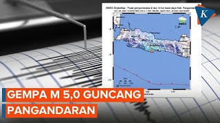 Gempa M 50 Guncang Pangandaran Dirasakan di Sejumlah Wilayah [upl. by Woodson734]