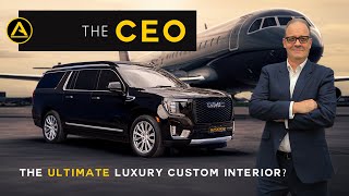 The CEO  The only righthand drive American SUV with a Private Jet style luxury rear cabin [upl. by Isleana460]