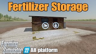 Fertilizer Storage  FS22 mod for all platforms [upl. by Gerlac]