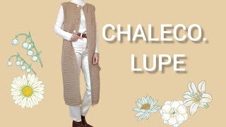 CHALECO LARGO A CROCHET TUTORIAL PASO A PASO chalecos crochetvest anitawn [upl. by Stephana344]