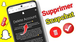 Comment supprimer définitivement un compte Snapchat sur Android  Supprimer un compte Snapchat [upl. by Berkshire]