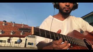 ansathu oba guitar cover [upl. by Nyrhtakyram]