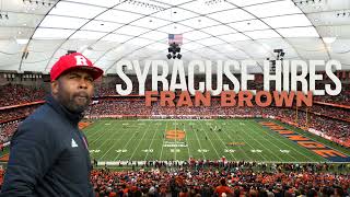 Nations Number 1 Recruiter Fran Brown Is Now Syracuse head Coach [upl. by Henghold]